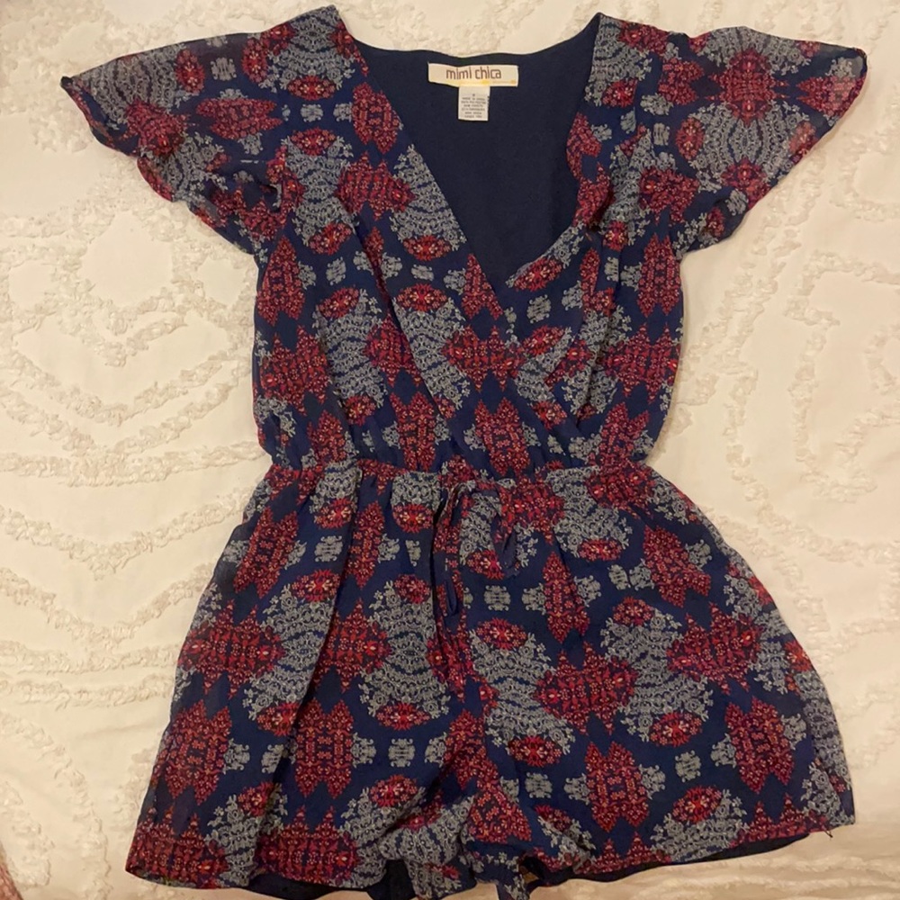 Floral Mimi Chica Romper (S)